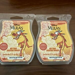 2 Scentsy Bars Not Your Everyday Dragon Mulan Disney